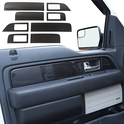 #ad 8x Interior Door Armrest Handle Panel Trim Decor Cover for Ford F150 2009 2014 $55.99