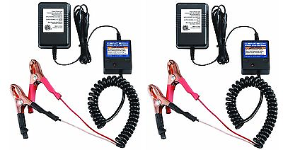 2 Pack 12 Volt Automatic Car Battery Float Trickle Charger $29.40
