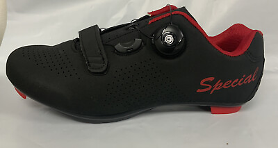 Special Cycling Shoes Men#x27;s Size 9 Black Red Bike Cycle EU Size 40 $37.99