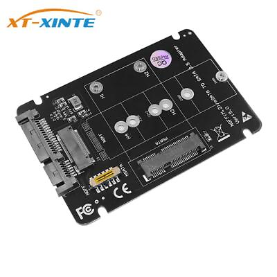 #ad XT XINTE 2 in 1 M.2 for NGFF key B amp; mSATA SSD To SATA3 SATA III Adapter Card $5.14