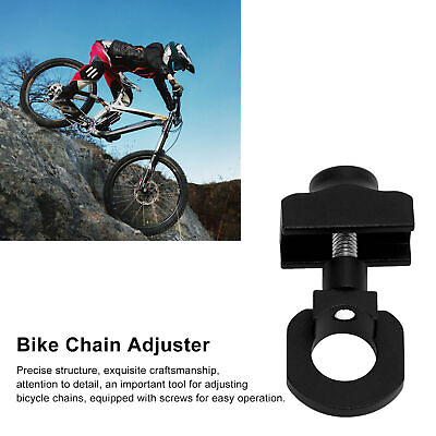 #ad Folding Bicycle Chain Adjuster Professional Portable Aluminum Alloy Bike Chain $9.23