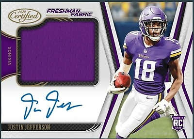 2020 Panini Certified Rookie Patch Auto Justin Jefferson RC RPA SIG Digital Card $9.99