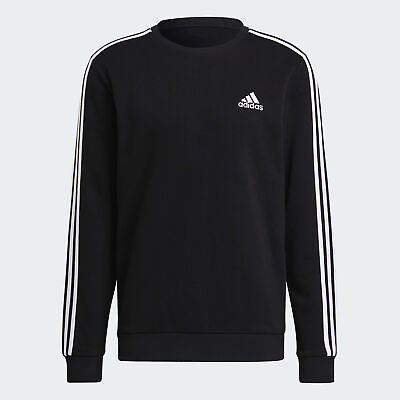 adidas Essentials Fleece 3 Stripes Sweatshirt Men#x27;s $44.00