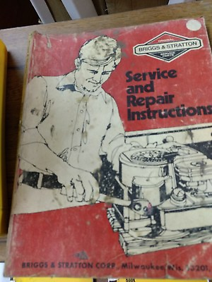 #ad Briggs amp; Stratton Service and Repair Instructions $20.00