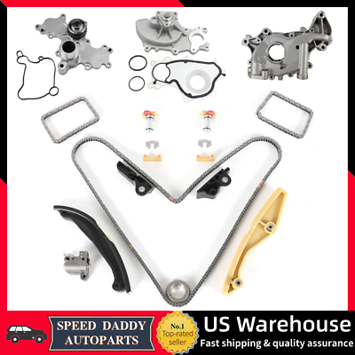 #ad Timing Chain w Water Pump Oil Pump Kit for Ford Edge Explorer F 150 Mustang 3.5L $279.95