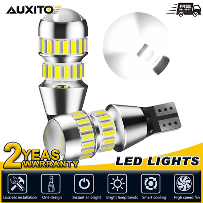 #ad 2Pcs AUXITO T15 LED Reverse Back Up Light Bulb 921 912 W16W 904 906 White 6000K $14.32