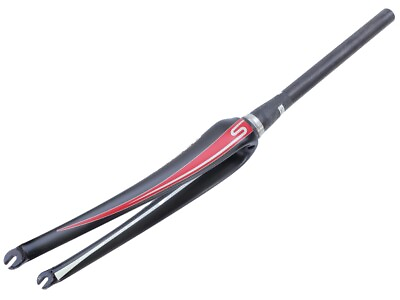 2009 Specialized Tarmac SL Carbon 700c Tapered Fork Matte Black Red 9x100mm QR $199.89