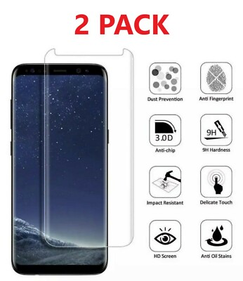 #ad 2X Samsung Galaxy Note 8 amp; Note 9 Case Friendly Tempered Glass Screen Protector $5.99