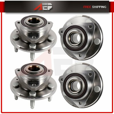 #ad Front And Rear Left Or Right Wheel Hub Bearing For 2008 2013 Cadillac Cts 4 Pcs $111.13