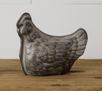 #ad New Antique Vintage Style CHICKEN CANDY MOLD Hen Figurine 5quot; Primitive Farmhouse $9.97
