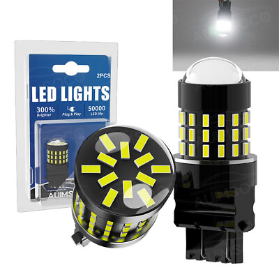 #ad 3157 3156 LED Bulb Turn Signal Blinker Bulbs P27W Backup Reverse Light 6000K $19.99