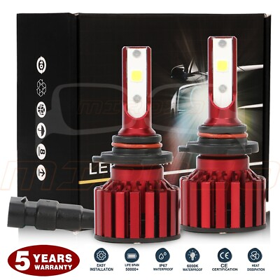 #ad Car LED Headlight Kit 9006 HB4 5000W 6000K Fog Bulbs Xenon Ultra White $12.82