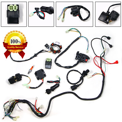 #ad Wiring Harness CDI Coil Stator Kits For GY6 150CC ATV Quad US SHIPING $35.24