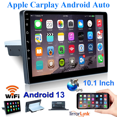 #ad 10.1#x27;#x27; Double 2 Din Car Radio Android 13 GPS WIFI BT Carplay Touch Screen Stereo $63.89