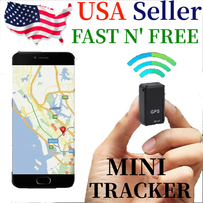 GF07 Mini Magnetic GPS Tracker Real time Car Truck Vehicle Locator GSM GPRS USA $10.49