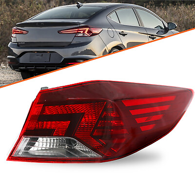 #ad For 2019 2020 Hyundai Elantra Tail Light Passenger and Outer Side Type 19 20 $53.39