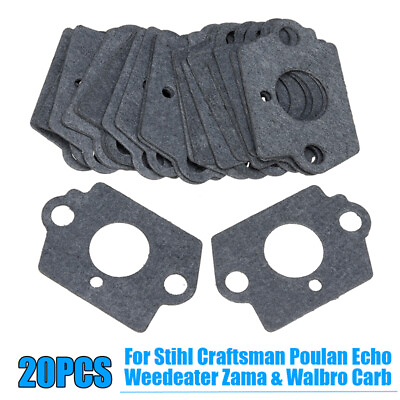 Chainsaw Carburetor Gasket Kit Fits For Stihl Craftsman Poulan Engine Tool Parts $5.81