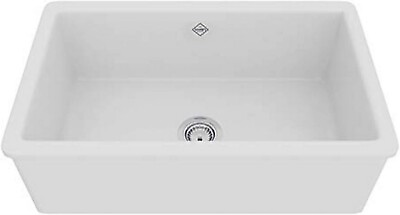 #ad Shaws UM3018WH Shaker 30quot; Undermount 1 Bowl Fireclay Kitchen Sink White Rohl $1915.14