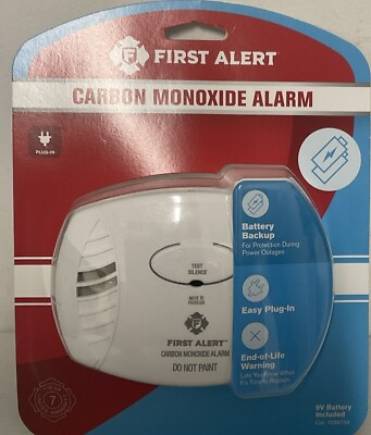 #ad #ad ⚡️FIRST ALERT Carbon Monoxide Alarm Plug In With Battery Backup 👉Open Box $19.99