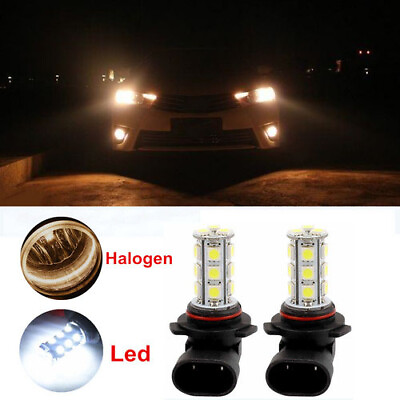 #ad 2x HB3 9005 18SMD HID White LED Car DRL Fog Driving HeadLight Bulb Lamp 12v $7.29