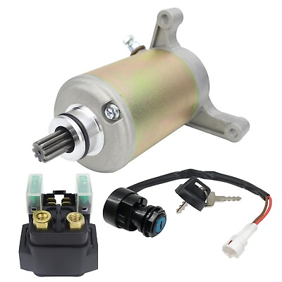 #ad #ad Raptor 350 Starter Motor for Yamaha 350 YFM350R 2004 2013 with Relay Key Switch $45.03
