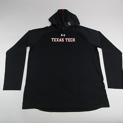 #ad Texas Tech Red Raiders Under Armour Long Sleeve Shirt Men#x27;s Black New $19.49