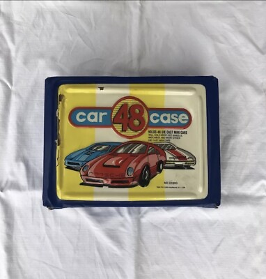 #ad Tara Toy Corp 48 Car Vintage Carrying Case For Diecast No Trays $9.99
