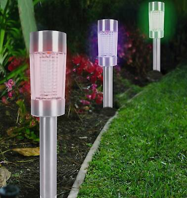 #ad Crosslight Glass Solar Pathway Light Stainless Steel Outdoor Waterproof 1yr Warr $129.99