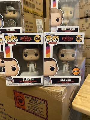 #ad Funko POP Television: Stranger Things Eleven CHASE amp; Common #1457 Bundle $29.99