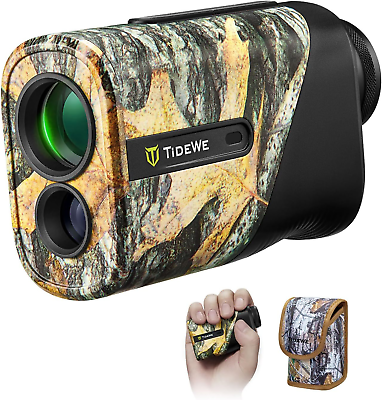 #ad TIDEWE Hunting Rangefinder Mini with Rechargeable Battery 875Y Laser Range 6.5X $94.27