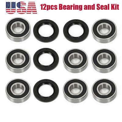 #ad 12PCS Rear Trailing Control Arm Bearing Seal Kit For Can Am Outlander Renegade $51.99