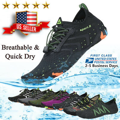 #ad Water Shoes Quick Dry Barefoot for Swim Diving Surf Aqua Sport Beach Vacation $33.97
