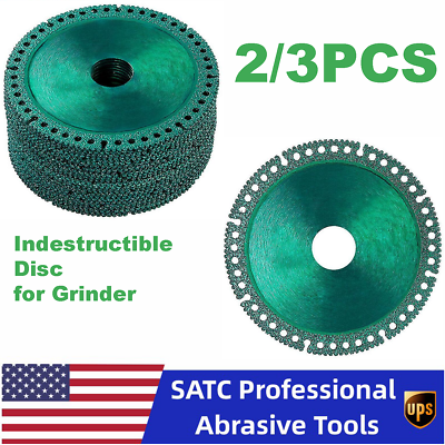 #ad 2 3PCS 100mm Indestructible Disc for Grinder Indestructible Disc Cut Everything $9.67