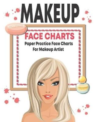 #ad Beauty Lover Makeup face charts paper practice face charts for makeu Paperback $12.63