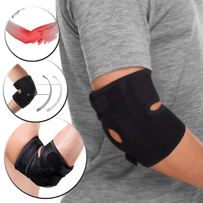 #ad Tennis Elbow Brace Strap Tendonitis Golfers Tennis Pain Support Arthritis Padded $10.69