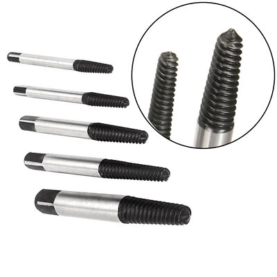 #ad 5pc bolt Screw Remover Broken Extractor Kit EZ Easy Outs Out Stud Reverse Thread AU $9.99