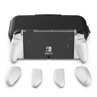 #ad Skull amp; Co. GripCase amp; Carrying Bag Crystal Bundle for Nintendo Switch OLED 2021 $58.49