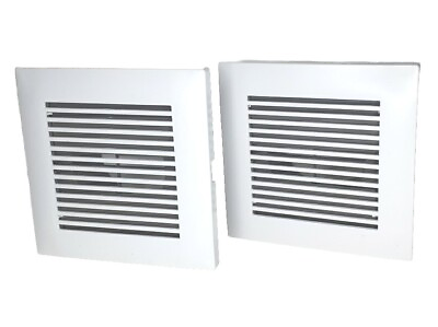 #ad 2x New Wall Mount Duct Grille Vent for 4 Inch Ducting Adjustable Flow $14.95