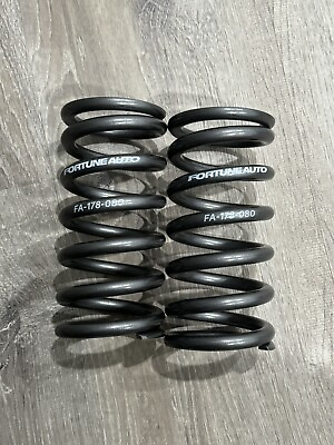 #ad Fortune Auto Premium Coil Over Springs 8k Spring Rate Set Of 4 $125.00
