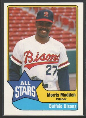 #ad Morris Madden 1989 Triple A All Stars CMC #11 Buffalo Bisons Pittsburgh Pirates $2.99