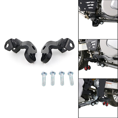 #ad Fit For Suzuki DR650 1996 2023 Motorcycle Footpeg Footrest Lowering Mount Kit $34.95
