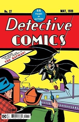 #ad Detective Comics #27 Facsimile Reprint 2022 NM 9.4 or Better High Grade UNREAD $15.95