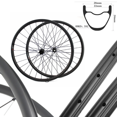 #ad Boost Carbon Wheelset 29er Light Weight Hookless MTB XC DT Hub Mtb Disc Wheelset $659.40