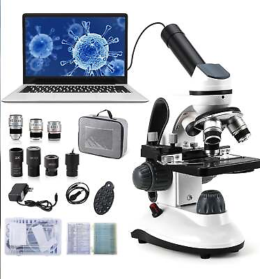 #ad 40X 2000X Microscope with 2.0 mp Camera and Phone and PC Adapter $175.00