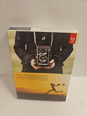 #ad Genuine Adobe Photoshop Elements 11 amp; Adobe Premiere Elements 11 Bundle Pack $49.99