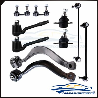 #ad 10 Suspension Kit For 2000 2001 2002 2003 BMW X5 Front Rear Sway Bar Control Arm $85.48