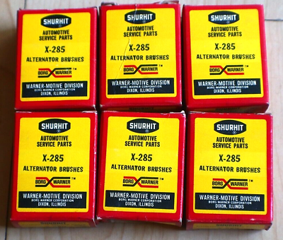 #ad shurhit x 285 alternator brushes nors 6 boxes $20.99