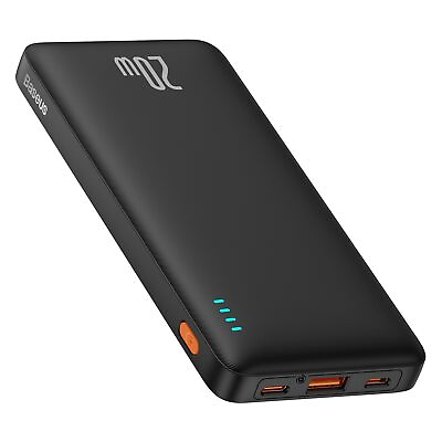 #ad Portable Charger 20W PD QC Power Bank Fast Charging 10000mAh Slim Battery P... $29.86