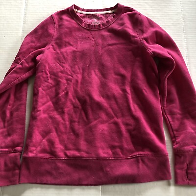 #ad Tek Gear Ultra soft Fleece Pink Pullover Sweatshirt Sz M A1004 $13.00