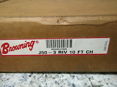 #ad Browning J50 3 #50 3 RIV 10 Feet Roller Chain Triple with Connector Link $99.00